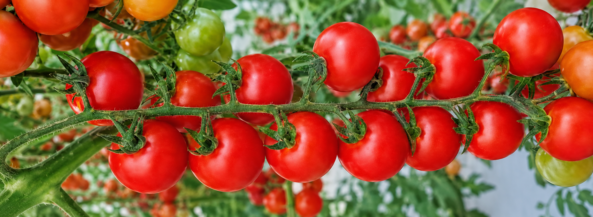 Rossella Cherry Round Cluster — ripe fruit, Agriva Seeds variety